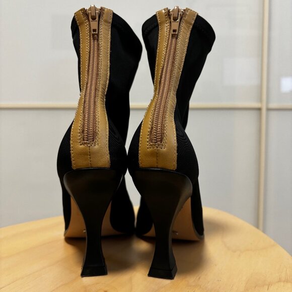 Tony Bianco Two-Tone Stiletto Ankle Booties - Size 5 - Picture 3 of 11